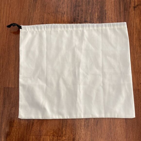 Kate Spade Dust Bag Storage Bag Slip Silky 11.75” x 13.75” White Like New - Picture 4 of 6